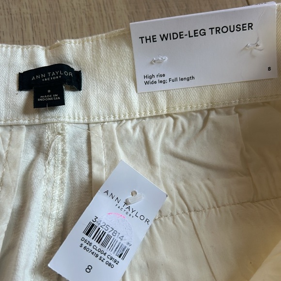 Ann Taylor wide leg trouser size 8 - Picture 4 of 5